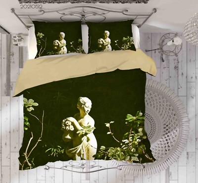 3D Woman Statue Quilt Cover Set Bedding Sets Pillowcases Queen