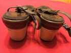 BASS Ciara ESPADRILLES Shoes Brown Leather T Strap WEDGE Sandal heels Womens 7.5 — photo 5