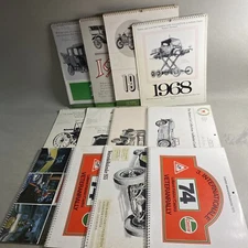 Automotive History: Raben Car Collection - Lot of 12 Calendars (SIGNED) / MOB