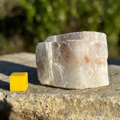 Rhombohedral calcite, from mexico - rhombohedral calcite crystal from mexico,