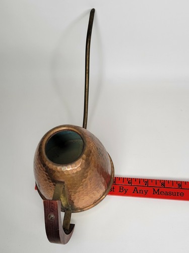 Vintage Kupfer und Messing Bewässerungsdose skandinavisch Vintage selten HTF - Bild 5 von 12