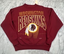 Vintage 90  s WASHINGTON REDSKINS Sweatshirt Men Medium NFL 1992 Jostens USA