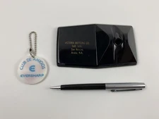 Lot EVERSHARP Mechanical Pencil, Desk Stand/Holder, Keychain Vintage Rare Parker