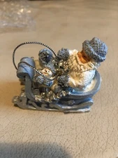 Snow Buddies Santa in Sleigh W/Children Encore Group Beautiful