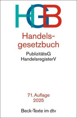 / Handelsgesetzbuch. HGB /  9783423533157