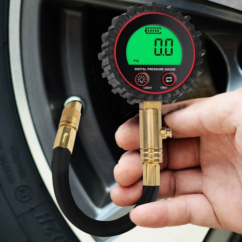 Tire Pressure Gauge With Measurement Range: 3-255PSI, 0.2-18Bar, 0.2-18kg/cm² - Picture 14 of 15