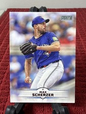 Max Scherzer 2025 Topps Stadium Club Baseball #136 Toronto Blue Jays
