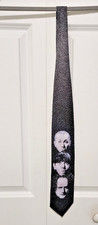 THREE STOOGES NECKTIE RALPH MARLIN VINTAGE NOVELITY TIE 1992 MOE LARRY CURLY