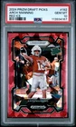 2024 PANINI PRIZM DRAFT PICKS RED ICE #192 ARCH MANNING PSA 10