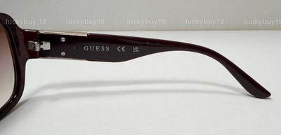 NWT GUESS GO 00043 Brown Burgundy Gold Authentic Women display picture 1