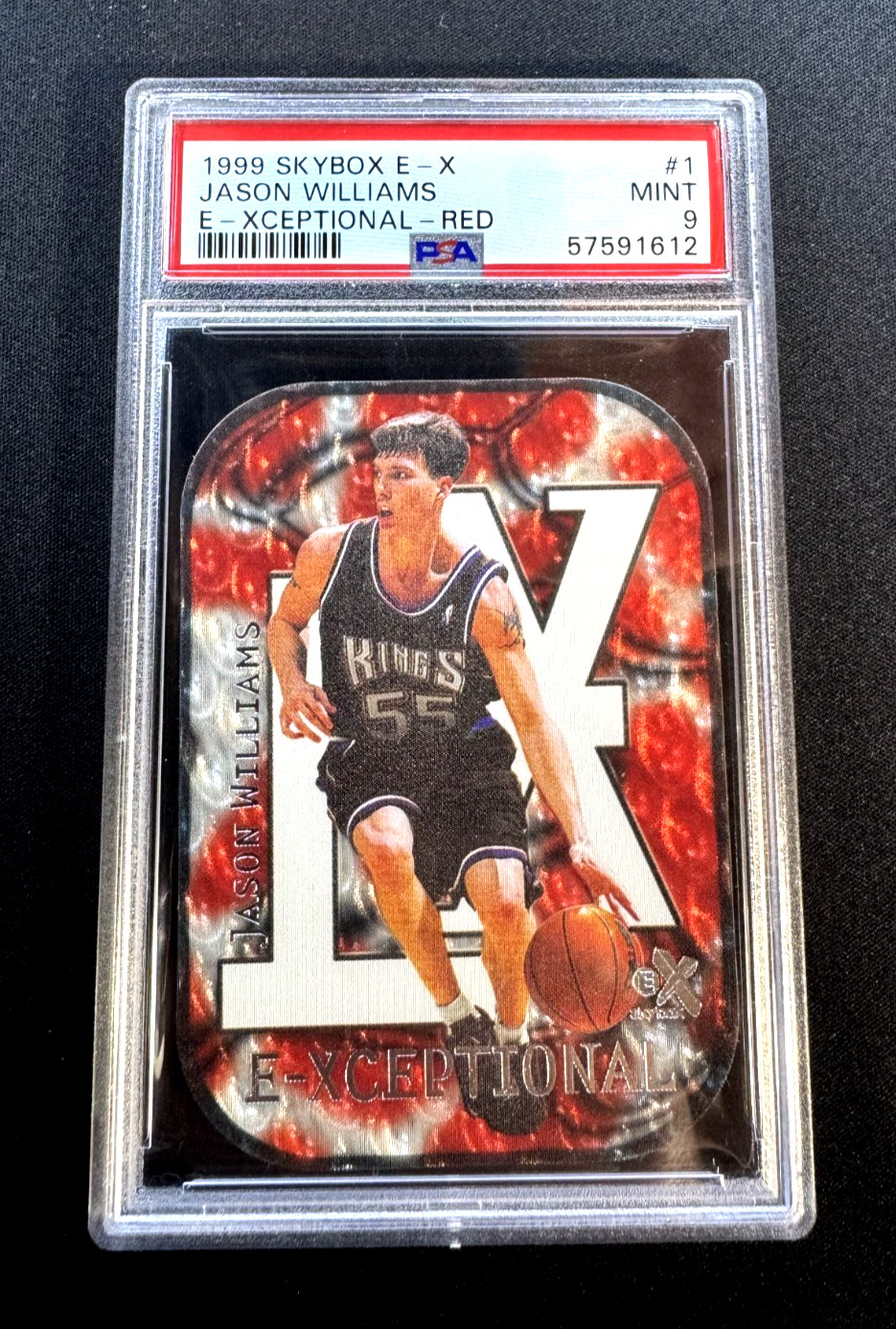 1999 SkyBox SKYBOX E-X E-XCEPTIONAL XCEPTIONAL-RED #1 Jason Williams front