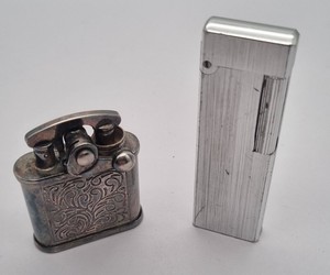 Briquet COLIBRI (ancien) - Molectric 88 - Briquet en métal argenté