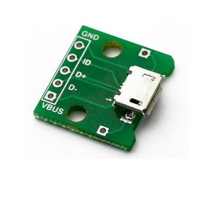 5pcs MICRO USB to DIP Adapter 5pin female connector B type pcb converter #qm