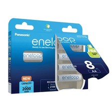8 Pack Panasonic Eneloop AA 2000mAh Rechargeable Batteries for Cameras 3.00 per battery