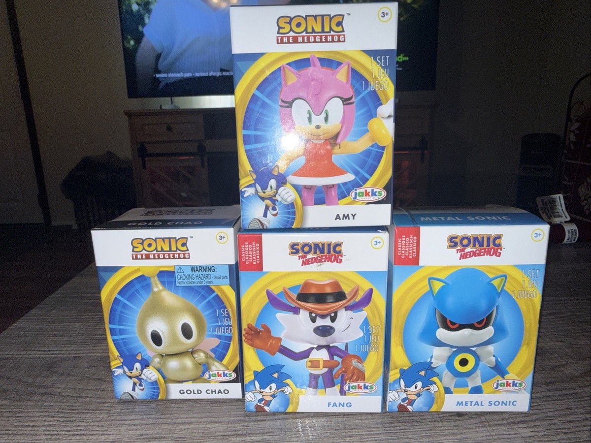 Jakks Pacific Sonic The Hedgehog - Lot Of 4 2.5 Inch New In Box