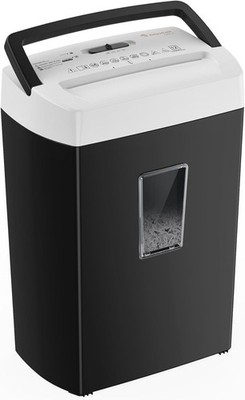 Home Office Shredder: 12-Sheet Cross Cut, Safe Overheat Protection, Compact