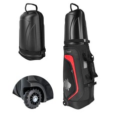 Golf Travel Bags for Airlines with Wheels, Hard Case Top, 1680D Ballistic Nyl...