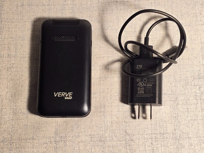 #ad Consumer Cellular Verve Snap Z2336 8GB 4G LTE Black Unlocked TESTED WORKING $39.99