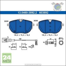 Pastiglie freno ATE Anteriore per VW MULTIVAN