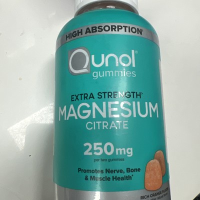 Qunol Magnesium Gummies 250mg   Extra Strength   150 Count   Exp 10/26   Sealed