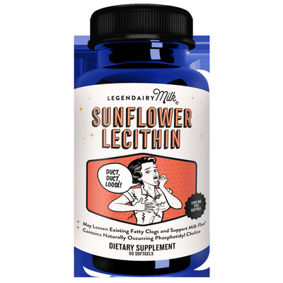 Organic Sunflower Lecithin Softgels for Adults - 60 Count Bottle