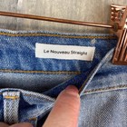 Frame Denim Le Nouveau Straight Jean With Distressed Line Hemline Size 26. — photo 6