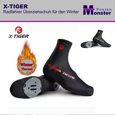 X-Tiger Überziehschuhe Winter Fahrrad Rennrad Baumwolle Überschuhe Radfahren Neu