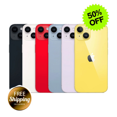 Apple iPhone 14 128GB 256GB GSM CDMA iOS Unlocked Verizon T-Mobile Fair