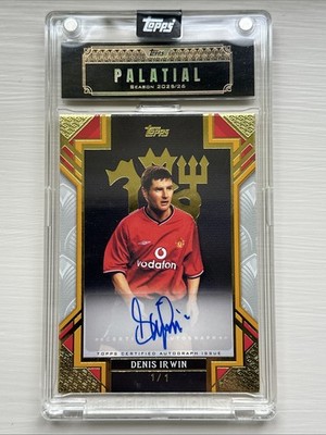 Denis Irwin 1/1 Auto     Topps Palatial Man United 2026