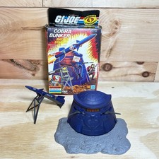 Hasbro G.I. Joe Vintage 1985 Cobra Bunker Battle Station Complete w  Box