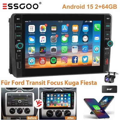 DAB+ Für Ford Focus MK2 2004-2007 Android15 Autoradio Apple Carplay GPS Navi USB