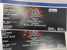 Open Air Festival am See Düren Wochenendticket 05.-06.06.2026  2 Karten