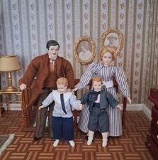 Caco Vintage Nostalgie Biegepuppen Familie, f...