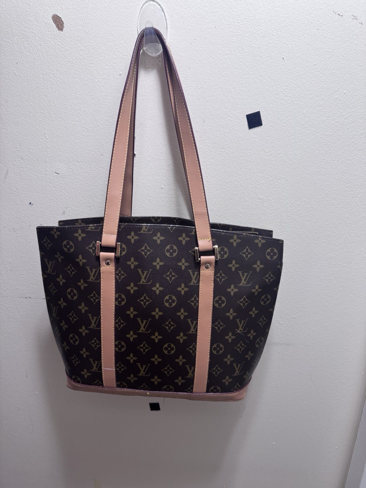 Louis Vuitton Babylone Tote Bag Brown Monogram LV Vintage
