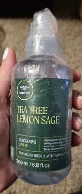 Paul Mitchell Tea Tree Lemon Sage Thickening Spray For Hair, 6.8oz NEW LOOK