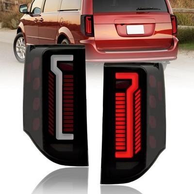LED Tail Lights Compatible with 2011-2020 Grand Caravan Taillights Assembly W/Se