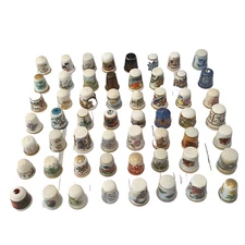 56 THIMBLES Porcelain Ceramic Branded Quality Branded No Places Vintage