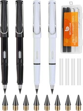 6 Count Pack of 1 , BFANGZ 4Pcs Pencils With 8Pcs Replaceable Pencil...