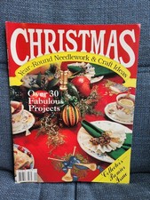 Christmas Year-round Needlework  Craft Magazine 1990 Premier Issue 30 Patterns