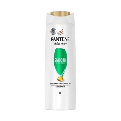 2x Pantene Shampoo Smooth & Sleek New Personal Care Hair Care 400ml