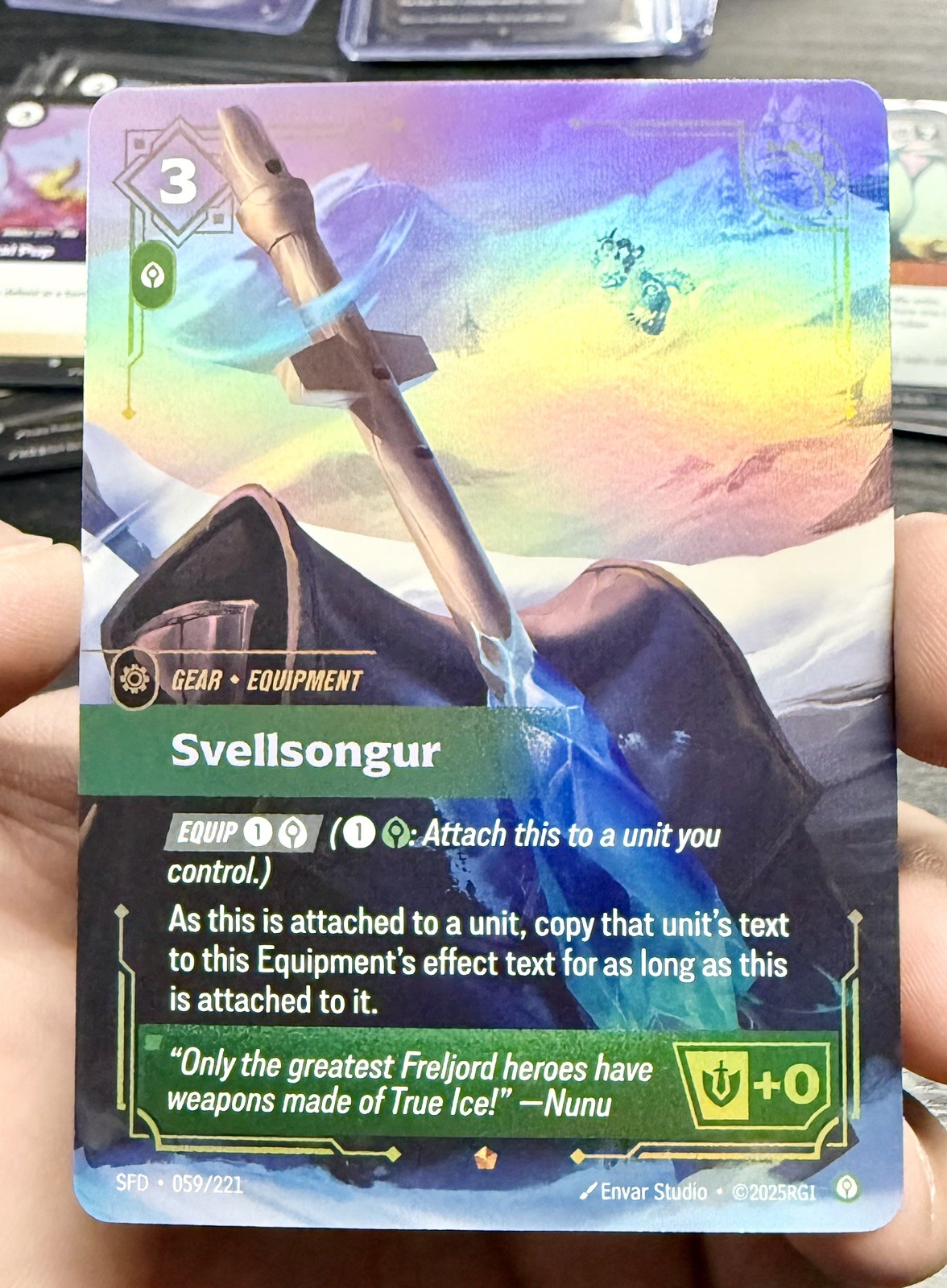 Svellsongur 059/221 Riftbound Spiritforged NM