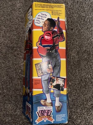 Vtg Hasbro Family Matters Urkel I Speak My Mind Pull String Doll