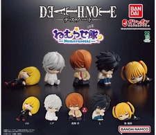 DEATH NOTE Capsule Toy Complete 5 Types set Gacha Sleepy Squad Figure New Japan