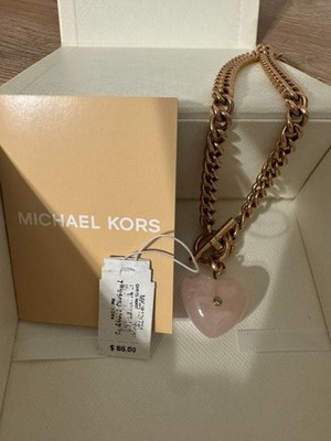 Rose gold chain necklace Michael Kors