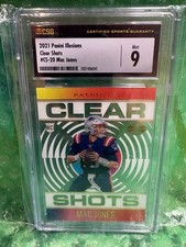 2021 Panini Illusions Clear Shots Mac Jones #CS-20 (RC) CSG Graded 9 Football
