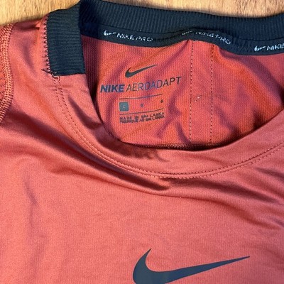 Nike Pro Men's Large AEROADAPT Fit Red Maroon Athletic Training