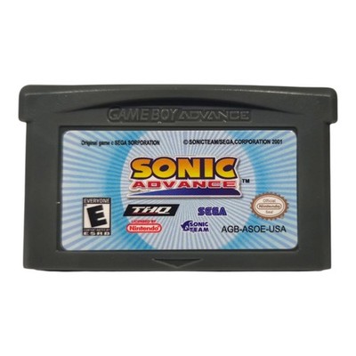 Sonic Advance For Game boy Advance GB-GBA-NDS Fast Shipping Tested 2002