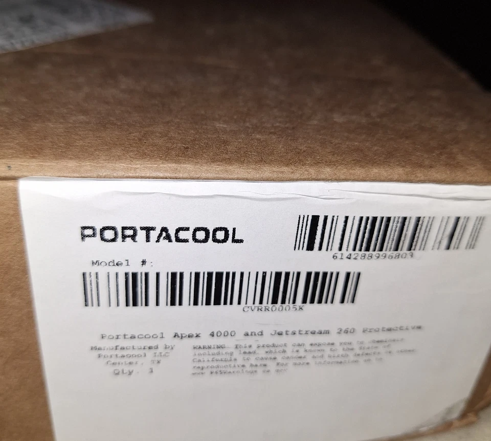 Cubierta protectora Portacool CVRR0005K - 74" H X 32" D X 63" W | Se adapta a Portacool Apex Foto 2 de 3