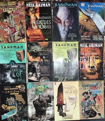 Sandman: TPB #1-10 + Dream Hunters + Overture - Neil Gaiman - Complete - Vertigo