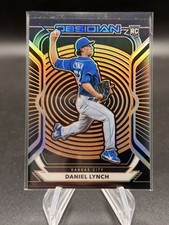 2021 Panini Chronicles Obsidian Electric Etch Orange #36 Daniel Lynch /28 RC